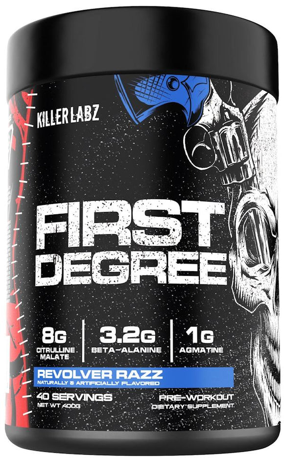 Killer Labz First Degree Pre-Workout 40 Servings|Pre Workout|Mass For Life|