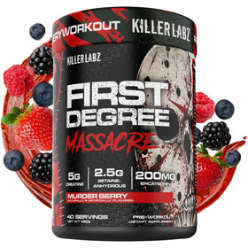 Killer Labz First Degree Massacre Pre-Workout|Pre Workout|Mass For Life|