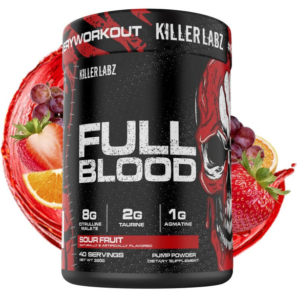 Killer Labz Full Blood Pre Workout|Muscle Pumps|Mass For Life|