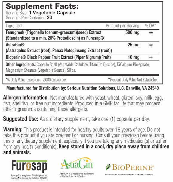 SNS Serious Nutrition Solutions Furosap XT
