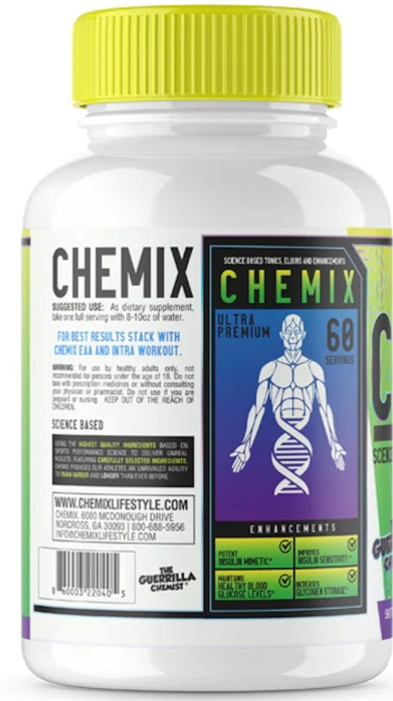 Chemix GDA Glucose Disposal 180 caps|Mass For Life|Fat Burner