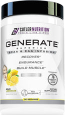 Cutler Nutrition Generate, EAAs, BCAAs, Full Aminos|BCAAs|Mass For Life|