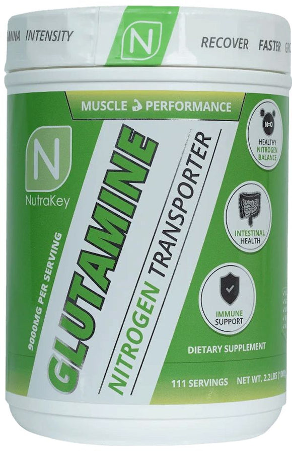 NutraKey Glutamine 1000gms|Glutamine|Mass For Life|