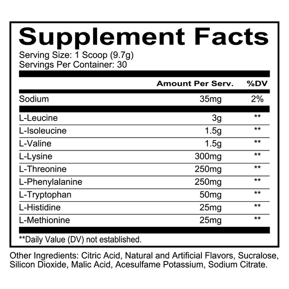 Redcon1 Grunt EAA Train, Recovery 30 servings|BCAA|Mass For Life|