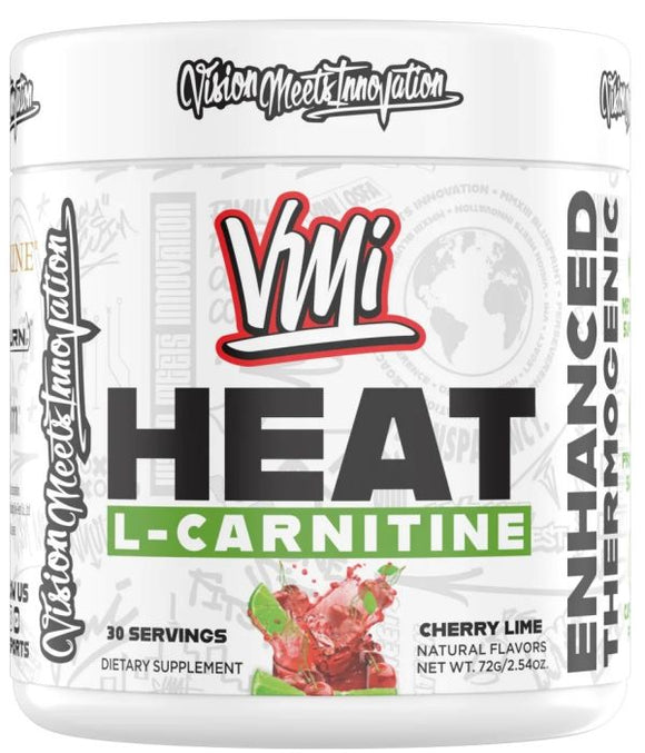 VMI Sports HEAT L-Carnitine Powder|Fat Burner|Mass For Life|