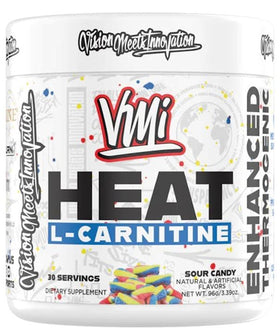 VMI Sports HEAT L-Carnitine Powder|Fat Burner|Mass For Life|