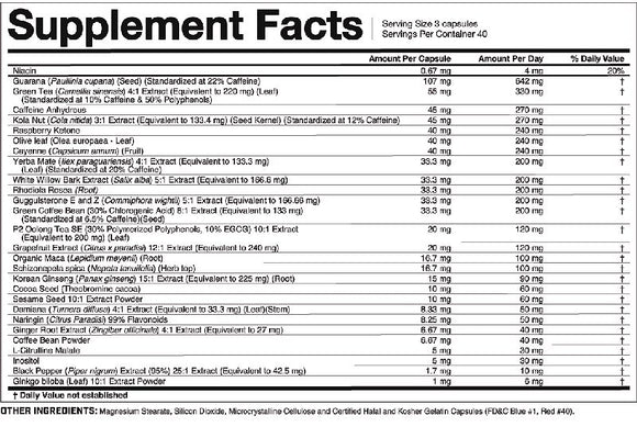 Magnum Nutraceuticals Heat Accelerated Fat Burner Caps|Fat Burner|Mass For Life|
