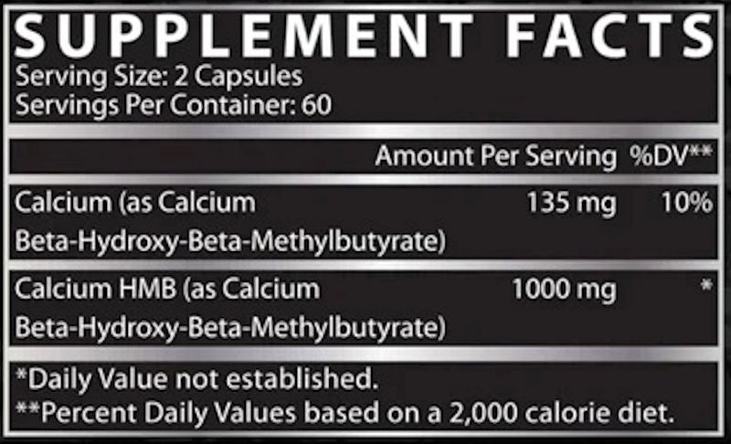 Nutrex Research, HMB 1000, 120 Capsules