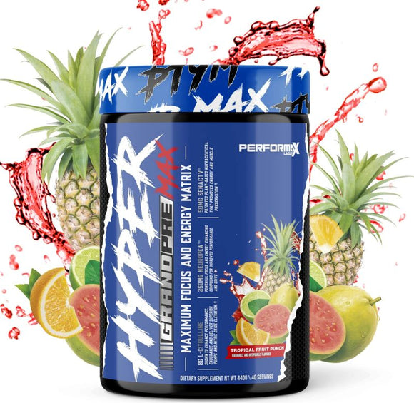 Performax Labs HyperMax Grand Pre Pre Workout|Pre Workout|Mass For Life|