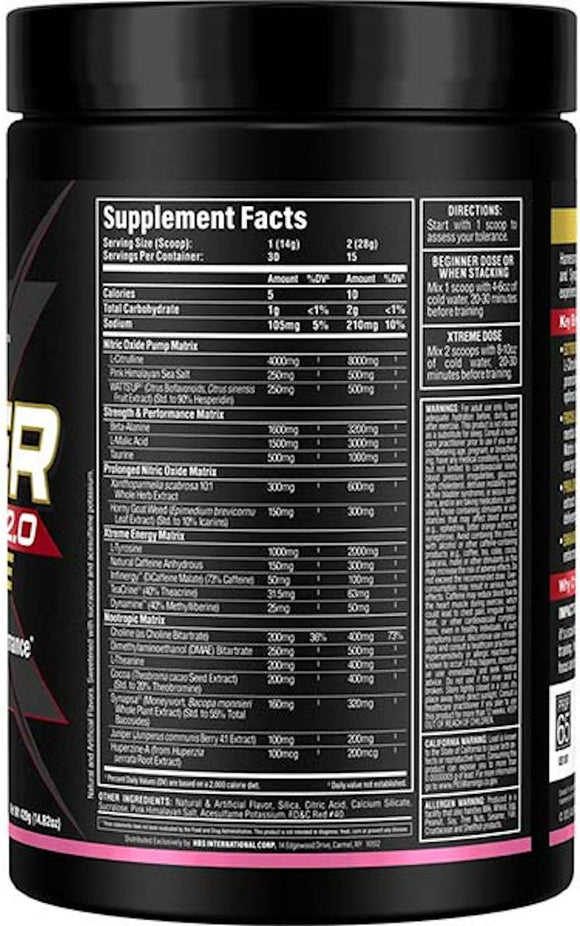 Allmax Impact Igniter Xtreme 2.0 New Formula Bubblegum (Copy)|Pre-Workout|Mass For Life|