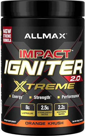 Allmax Impact Igniter Xtreme 2.0 New Formula Bubblegum (Copy)|Pre-Workout|Mass For Life|