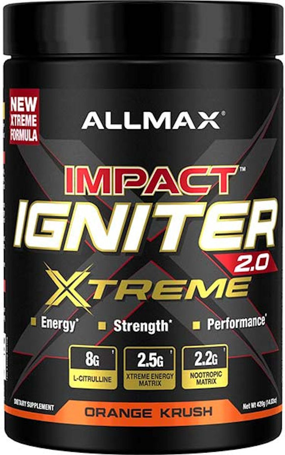 Allmax Impact Igniter Xtreme 2.0 New Formula Bubblegum (Copy)|Pre-Workout|Mass For Life|