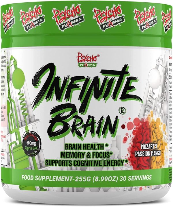 Psycho Pharma Infinite Brain Pre-Workout  mango