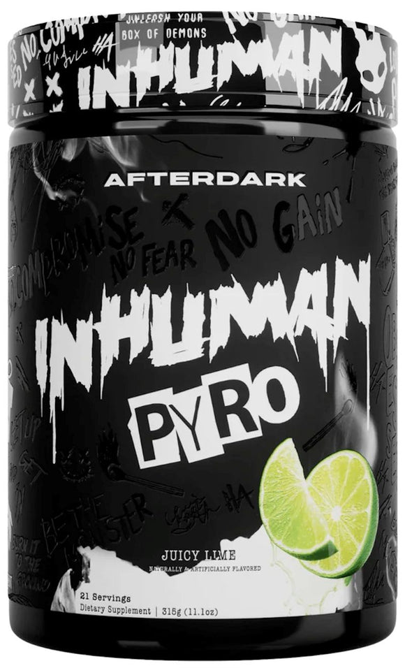 Afterdark Supplements Inhuman Pyro|Pre Workout|Mass For Life|