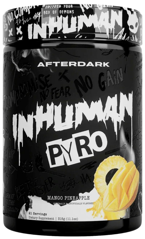Afterdark Supplements Inhuman Pyro|Pre Workout|Mass For Life|