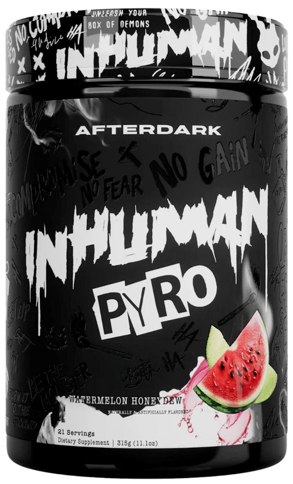 Afterdark Supplements Inhuman Pyro|Pre Workout|Mass For Life|