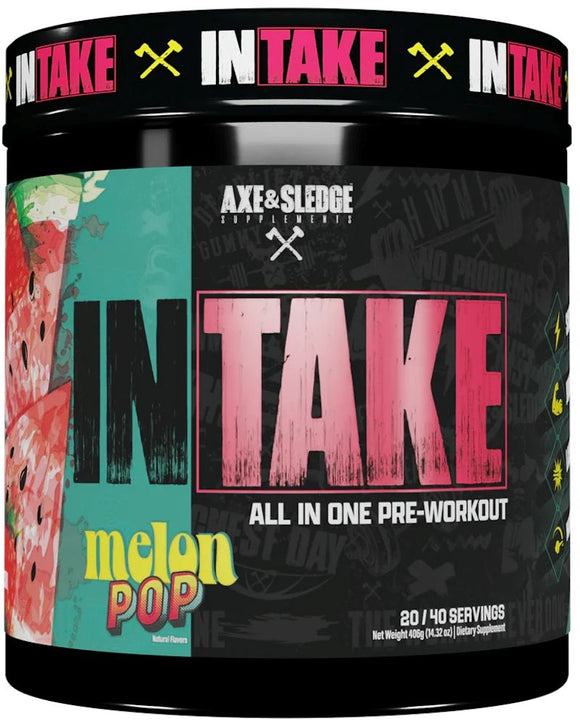 Axe & Sledge Intake All In One Pre-Workout 20/40 Servings|Pre Workout|Mass For Life|