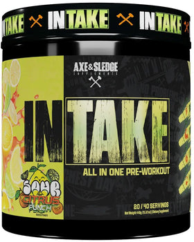 Axe & Sledge Intake All In One Pre-Workout Green Gelatin|Pre Workout|Mass For Life|