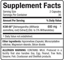 AllMax Nutrition KSM-66 Ashwagandha|Test Booster|Mass For Life|