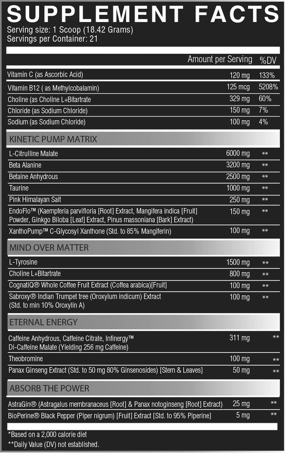 Nutrifitt Krobaa Pre-Workout|Pre-Workout|Mass For Life|