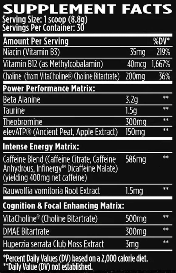 VMI Sports KXR Pre-Workout|Pre Workout|Mass For Life|