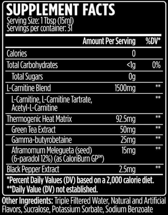 VMI Sports L-Carnitine 1500 HEAT 16oz PEZ Grape|Fat Burner|Mass For Life|