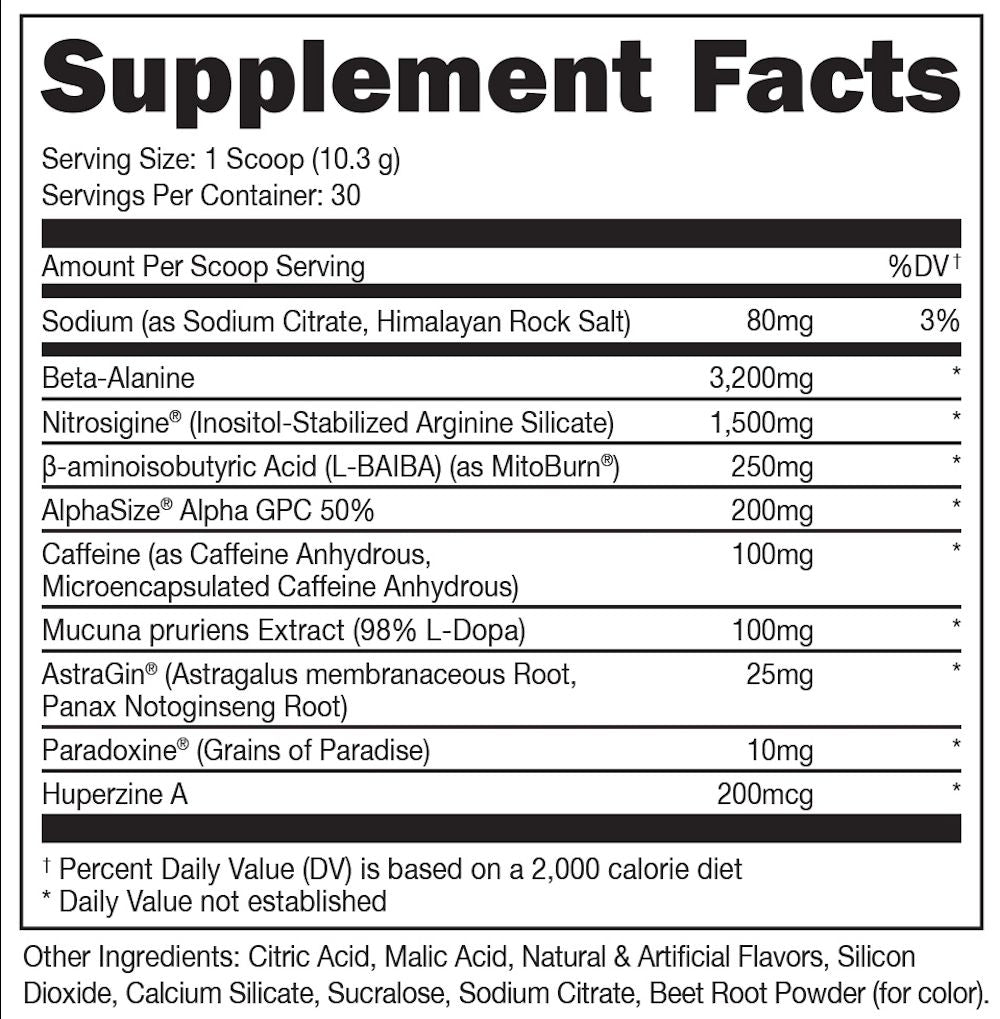 Bucked Up LFG Burn Pre-Workout - 100 Series|Creatine|Mass For Life|