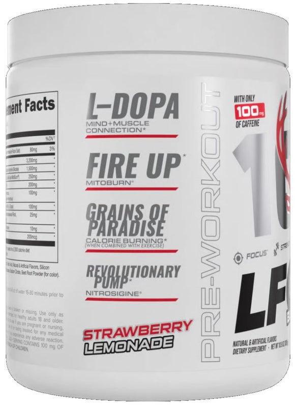Bucked Up LFG Burn Pre-Workout - 100 Series|Creatine|Mass For Life|
