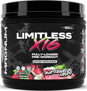 Magnum Nutraceuticals Limitless X16|Pre Workout|Mass For Life|