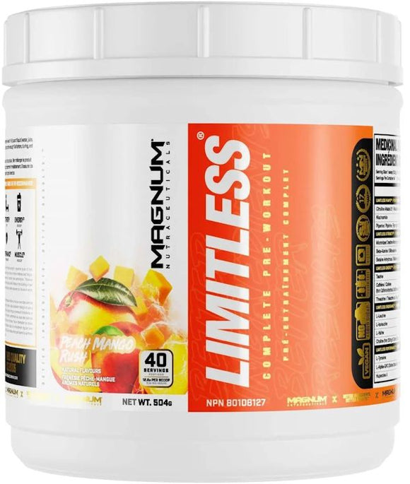Magnum Nutraceuticals Limitless Pre-Workout|Pre Workout|Mass For Life|