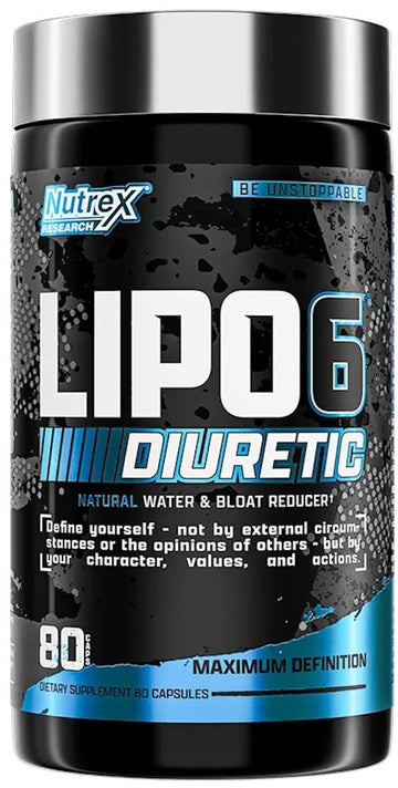 Nutrex Lipo 6 Diuretic 80 Capsules|Diuretics|Mass For Life|