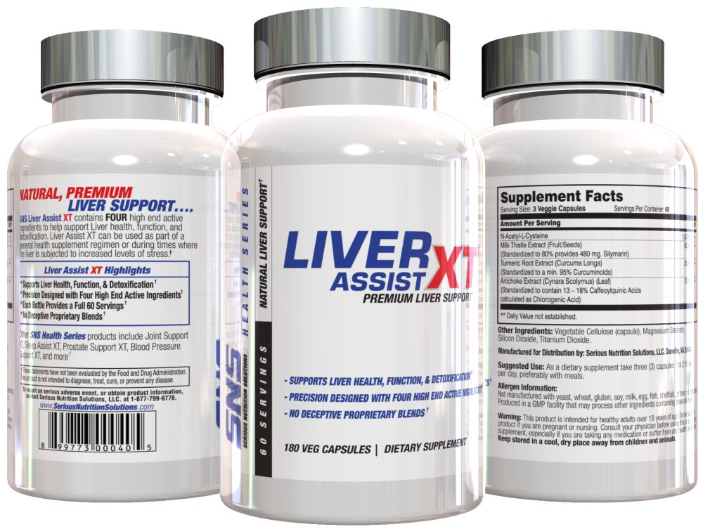 SNS Liver Assists XT Liver Health 3