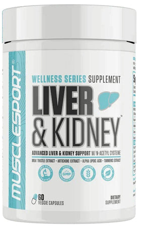 MuscleSport Liver & Kidney Support Well-Being|Liver Support|Mass For Life|