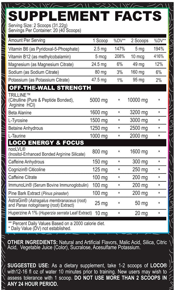 Myoblox Loco Pre Workout|Pre-Workout|Mass For Life|