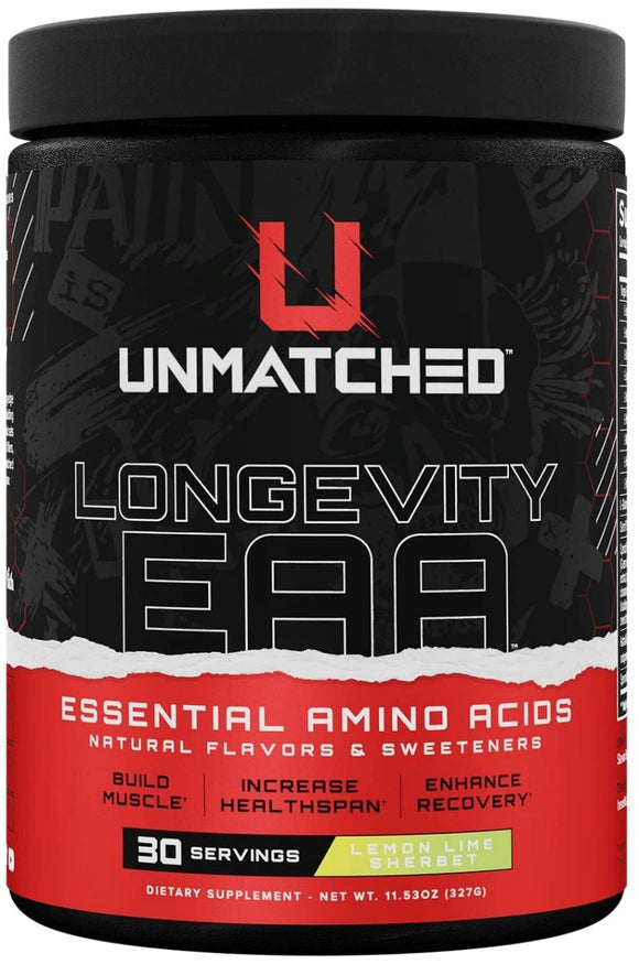 Unmatched Supps Longevity EAA|Glutamine|Mass For Life|