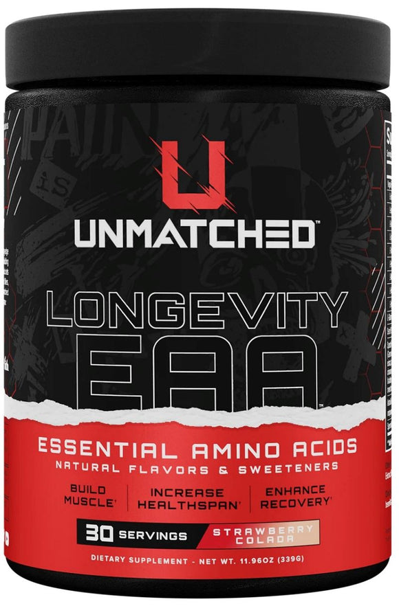 Unmatched Supps Longevity EAA|Glutamine|Mass For Life|