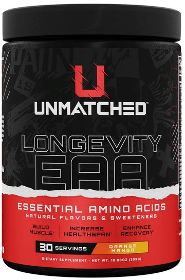 Unmatched Supps Longevity EAA|Glutamine|Mass For Life|