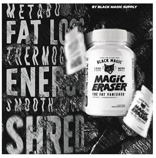 Black Magic Supply Magic Eraser Fat Vanishing 84 Caps|Mass For Life|Fat Burner