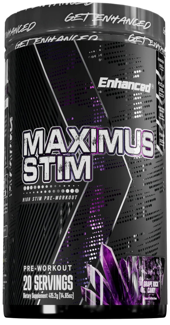 Enhanced Labs Maximus Stim High-Stim Pre-Workout|Pre Workout|Mass For Life|