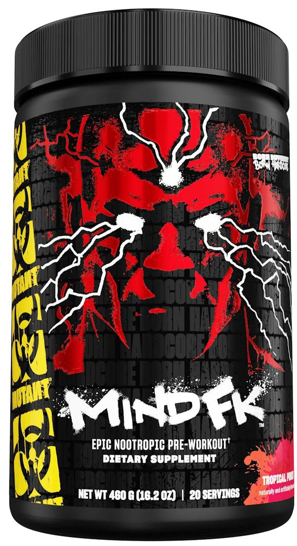 Mutant Mind FK Focus Non-Stim Pre-Workout|Pre-Workout|Mass For Life|