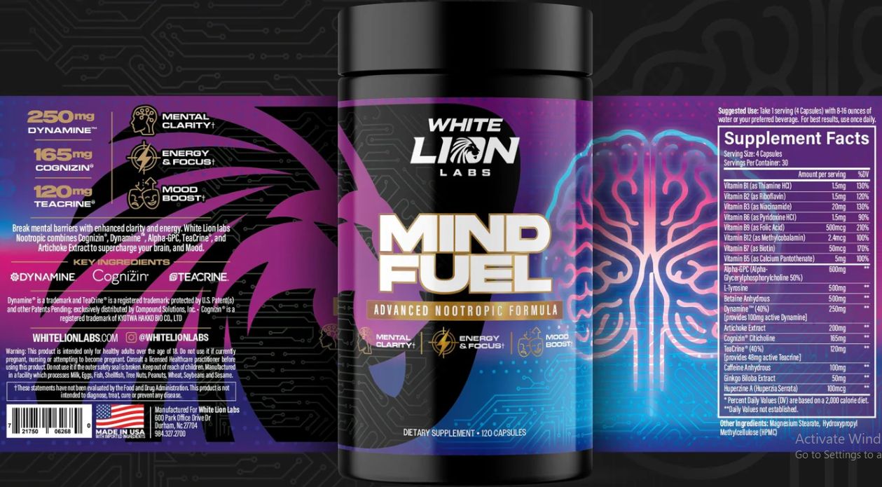 Mind Fuel White Lion Labs mood fact