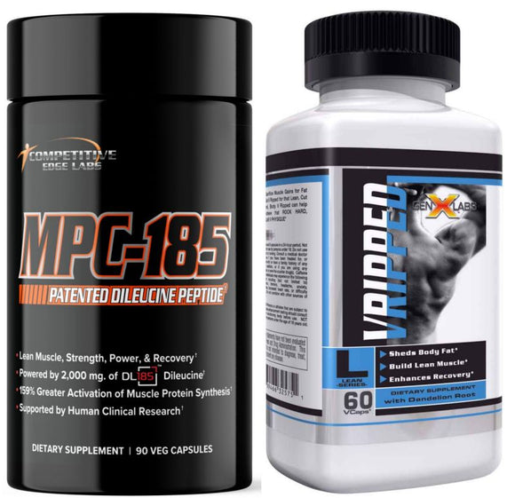 Competitive Edge Labs MPC-185 with FREE V-Ripped|Muscle Growth|Mass For Life|