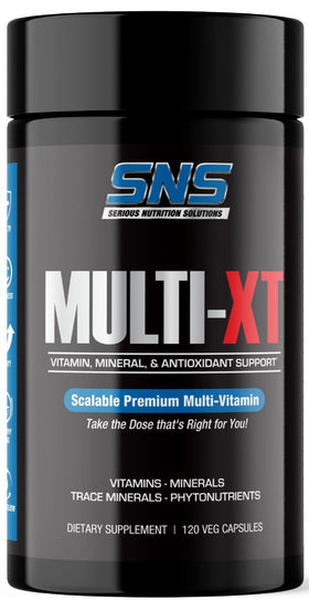 SNS Serious Nutrition Solutions Multi XT 120 Veg Capsules|Multi Vitamin|Mass For Life|