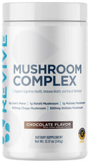 Revive MD Mushroom Complex Chocolate - 30 Servings|Immune Health|Mass For Life|