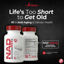 Metabolic Nutrition NAD MAX+ Anti-Aging Cellular Rejuvenator|Anti-Aging|Mass For Life|