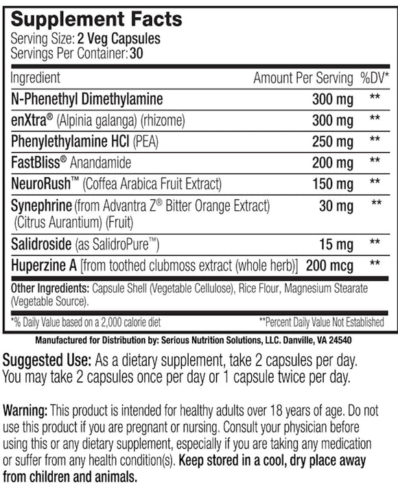 Serious Nutrition Solutions SNS Neurogize XT