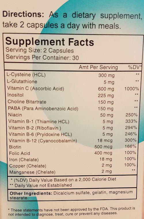 Health & Beauty New Re-Born Hair Growth Vitamins
