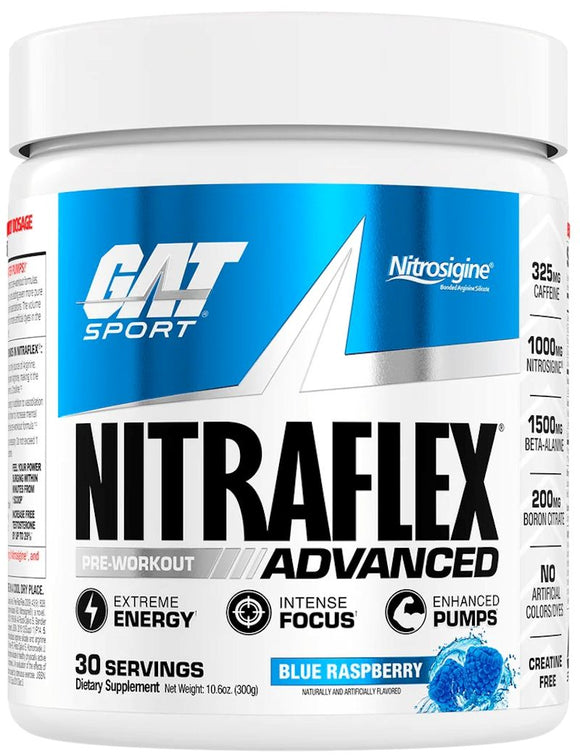GAT Sport Nitraflex ADVANCED Pre-Workout|Test Booster|Mass For Life|