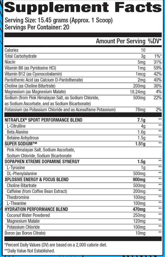GAT Sport Nitraflex SPORT|Pre Workout|Mass For Life|