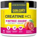 Con-Cret Creatine HCl Plus Nitric Oxide|Muscle Pumps|Mass For Life|